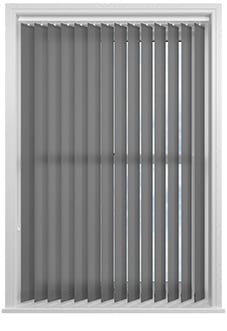 Sabari, Flint Grey - Vertical Blind
